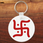 indiaans traditioneel hindu swastika symbool relig sleutelhanger (Voorkant)