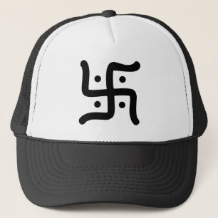 indiaans traditioneel hindu swastika symbool relig trucker pet