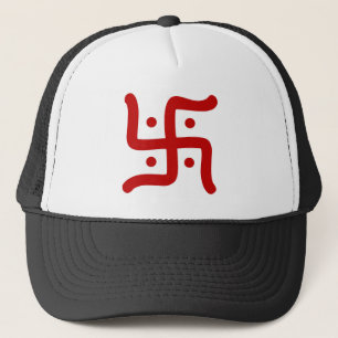 indiaans traditioneel hindu swastika symbool relig trucker pet