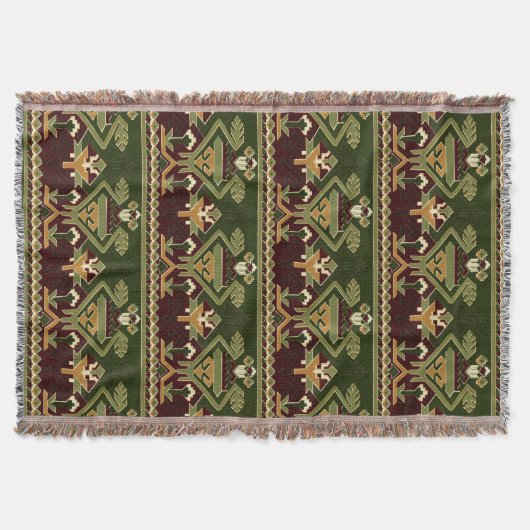  Indiaans zuidwestelijk patroon Deken (Voorkant)