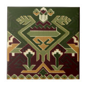  Indiaans zuidwestelijk patroon Tegeltje (Voorkant)