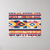 Indiaanse Abstracte Tribute 18 Canvas Afdruk (Voorkant)