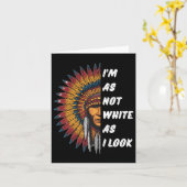 Indiaanse Amerikaanse Dag Sticker Kaart (Gele Bloem)