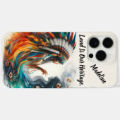 Indiaanse artistieke flair tribal Case-Mate iPhone case (Achterkant (horizontaal))