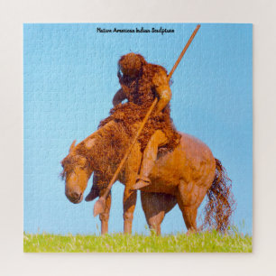 Indiaanse beeldhouwkunst legpuzzel