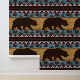 Indiaanse Beer kunst Behang