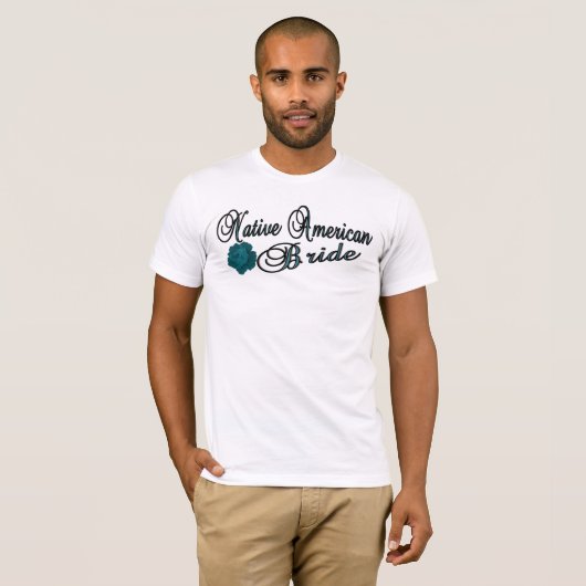 indiaanse bruid t-shirt (Voorkant volledig)