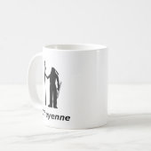 Indiaanse Cheyenne Koffiemok (Voorkant links)