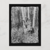  Indiaanse Cree Briefkaart (Voorkant)