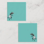 Indiaanse cultuur - Dansk Kokopelli 1 Notitiekaartje (Voorkant / Achterkant)