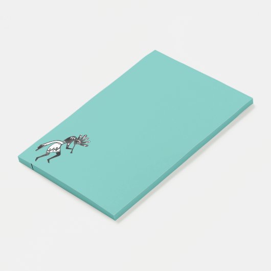 Indiaanse cultuur - Dansk Kokopelli 1 Post-it® Notes (Schuin)