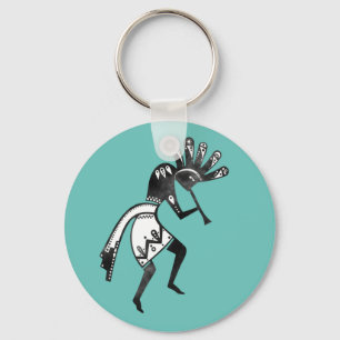 Indiaanse cultuur - Dansk Kokopelli 1 Sleutelhanger