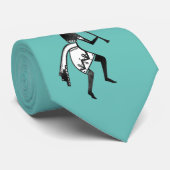 Indiaanse cultuur - Dansk Kokopelli 1 Stropdas (Opgerold)