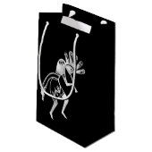 Indiaanse cultuur - Dansk Kokopelli 2 Klein Cadeauzakje (Achterkant Gekanteld)