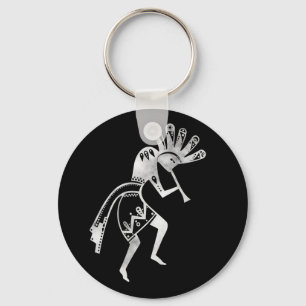 Indiaanse cultuur - Dansk Kokopelli 2 Sleutelhanger