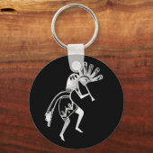 Indiaanse cultuur - Dansk Kokopelli 2 Sleutelhanger (Voorkant)