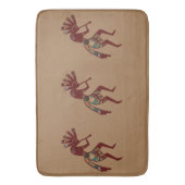 Indiaanse cultuur - Dansk Kokopelli 3 Badmat (Voorkant Verticaal)