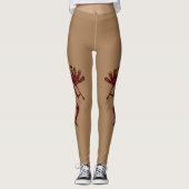Indiaanse cultuur - Dansk Kokopelli 3 Leggings (Voorkant)