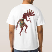 Indiaanse cultuur - Dansk Kokopelli 3 T-shirt (Achterkant)
