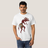 Indiaanse cultuur - Dansk Kokopelli 3 T-shirt (Voorkant volledig)