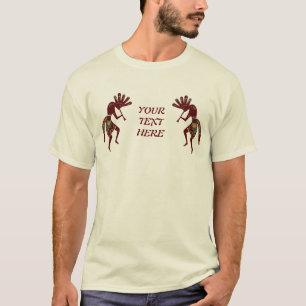 Indiaanse cultuur - Dansk Kokopelli 3 T-shirt