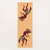 Indiaanse cultuur - Dansk Kokopelli 3 Yogamat (Achterkant)