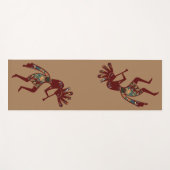 Indiaanse cultuur - Dansk Kokopelli 3 Yogamat (Voorkant (horizontaal))