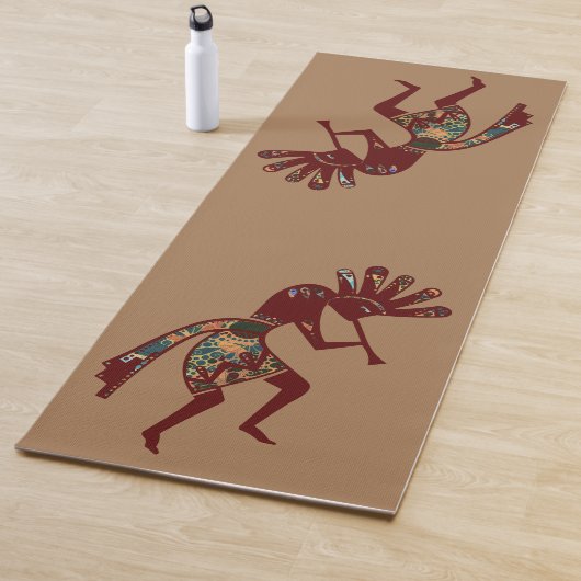 Indiaanse cultuur - Dansk Kokopelli 3 Yogamat (In situ)