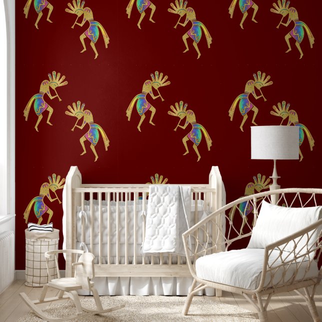 Indiaanse cultuur - Dansk Kokopelli 5 Behang (Kinderen)