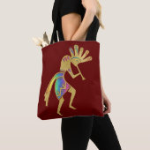 Indiaanse cultuur - Dansk Kokopelli 5 Tote Bag (Dichtbij)