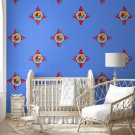 Indiaanse cultuur - Kachina Zia Symbool 1 Behang