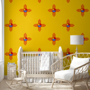Indiaanse cultuur - Kachina Zia Symbool 2 Behang