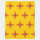 Indiaanse cultuur - Kachina Zia Symbool 2 Fleece Deken (Voorkant)