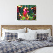 Indiaanse dans canvas afdruk (Insitu (Slaapkamer))