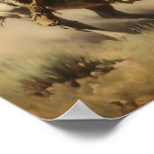 Indiaanse dappere paardrijden poster (Hoek)