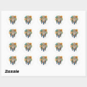 INDIAANSE DROOMVANGER RONDE STICKER (Vel)