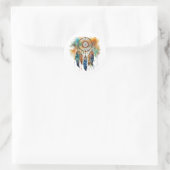 INDIAANSE DROOMVANGER RONDE STICKER (Tas)