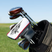 Indiaanse, Eagle, Dreamcatcher, koe schedel Golfheadcover (Insitu)