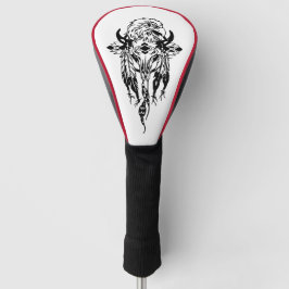 Indiaanse, Eagle, Dreamcatcher, koe schedel Golfheadcover