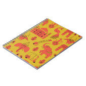 Indiaanse elementen, met de hand getekend . notitieboek (Linkerzijde)