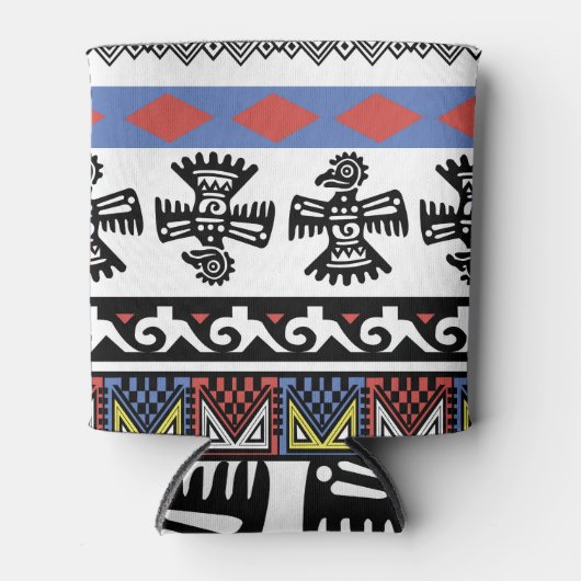 Indiaanse etnische illustratie blikjeskoeler (Voorkant)