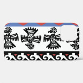 Indiaanse etnische illustratie Case-Mate iPhone case (Achterkant (horizontaal))
