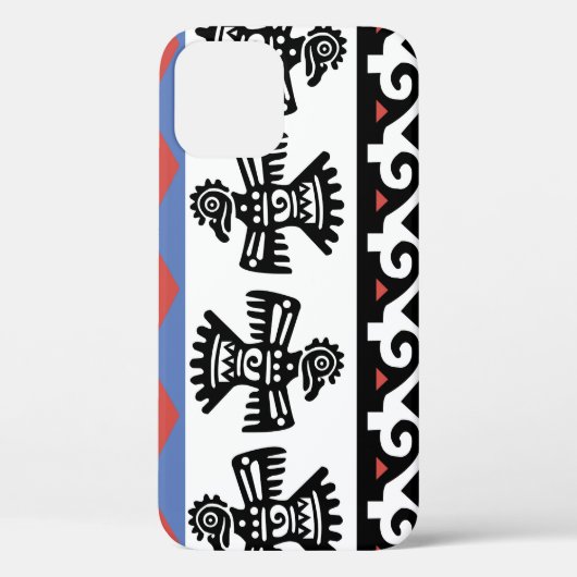 Indiaanse etnische illustratie Case-Mate iPhone case (Achterkant)