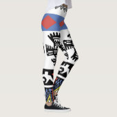 Indiaanse etnische illustratie leggings (Rechts)