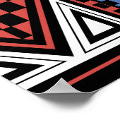 Indiaanse etnische illustratie poster (Hoek)