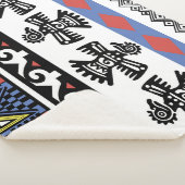 Indiaanse etnische illustratie sherpa deken (3/4)