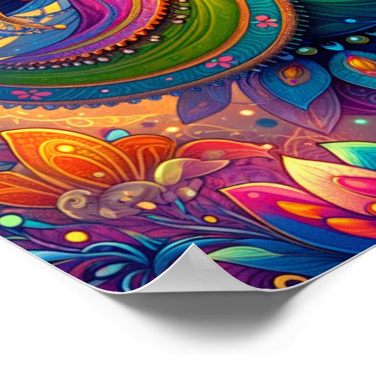 Indiaanse fee poster (Hoek)