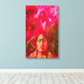Indiaanse Geest van Sitting Bull Canvas Afdruk (Insitu (Houten vloer))