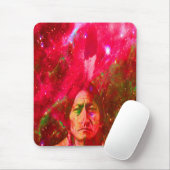 Indiaanse Geest van Sitting Bull Muismat (Met muis)