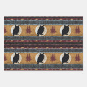 Indiaanse gekko, buffel & uil inpakpapier vel (Voorkant 3)